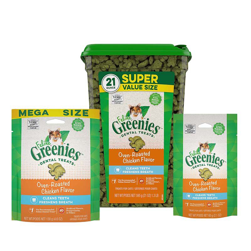 Greenies dental treats for cats online