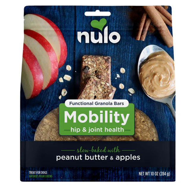 Nulo Functional Granola Bars for Dogs - Mobility Hip & Joint Health - 10 oz image number null
