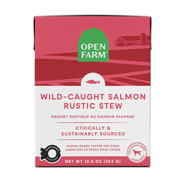 Open Farm Rustic Stew Wet Dog Food - Wild Caught Salmon image number null