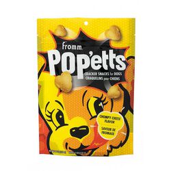 Fromm Family Foods Pop'etts Cracker Snacks for Dogs - Chompy Cheese