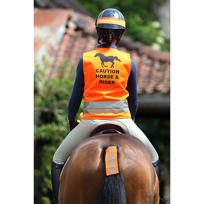 Shires EQUI-FLECTOR Safety Vest - Orange image number null