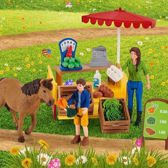 Schleich Sunny Day Mobile Farm Stand image number null