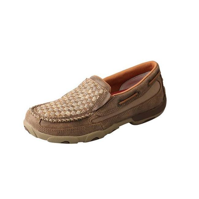 Twisted X Women's Slip-On Driving Moc - Bomber/Tan Leather image number null