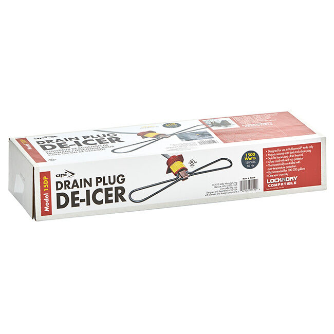 API Drain Plug DeIcer for Rubbermaid Tanks 1500 Watts The Cheshire