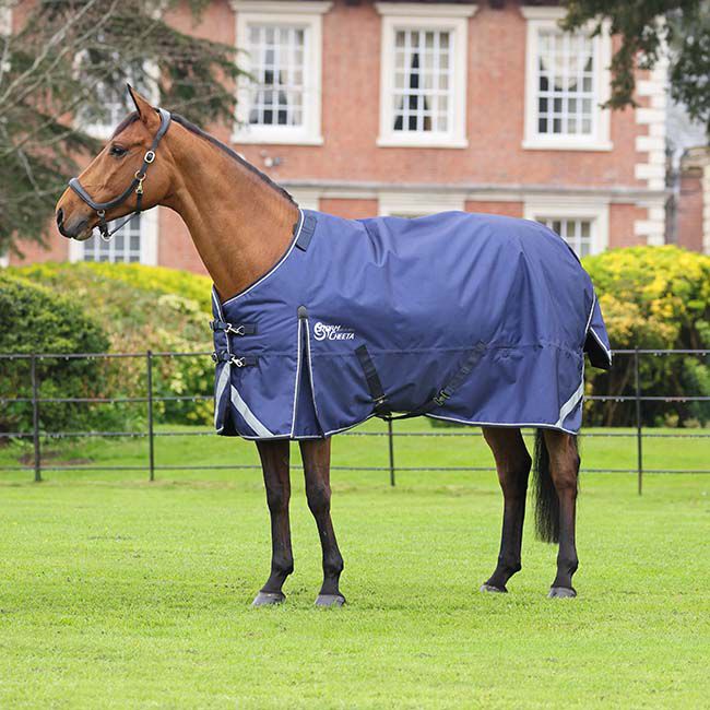 Shires StormCheeta 200g Rug and Neck Set - Navy image number null