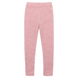 Engel Kids' 100% Wool Leggings - Rose Melange