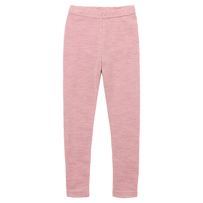 Engel Kids' 100% Wool Leggings - Rose Melange image number null