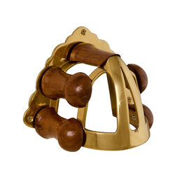 Horse Fare Brass Bride Bracket - Wood & Brass - Closeout