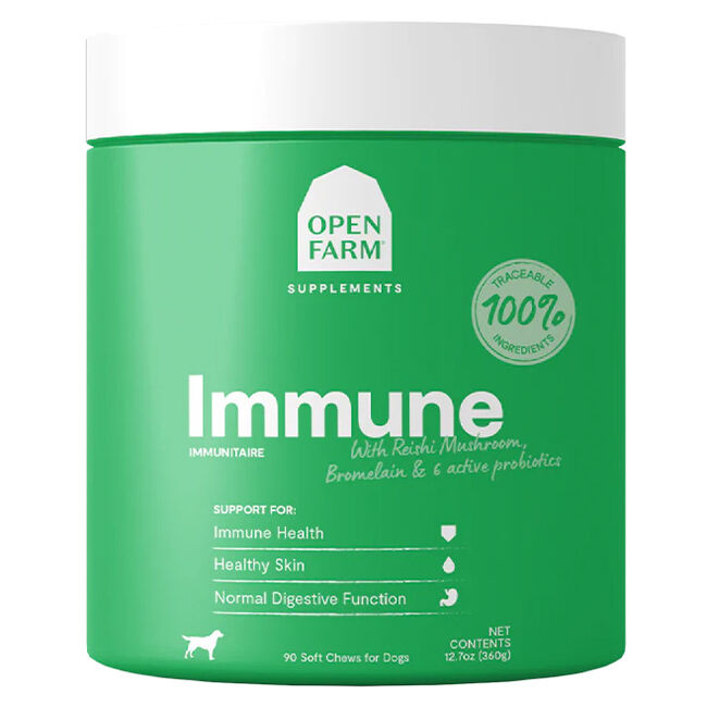 Open Farm Immune Supplement Chews for Dogs image number null