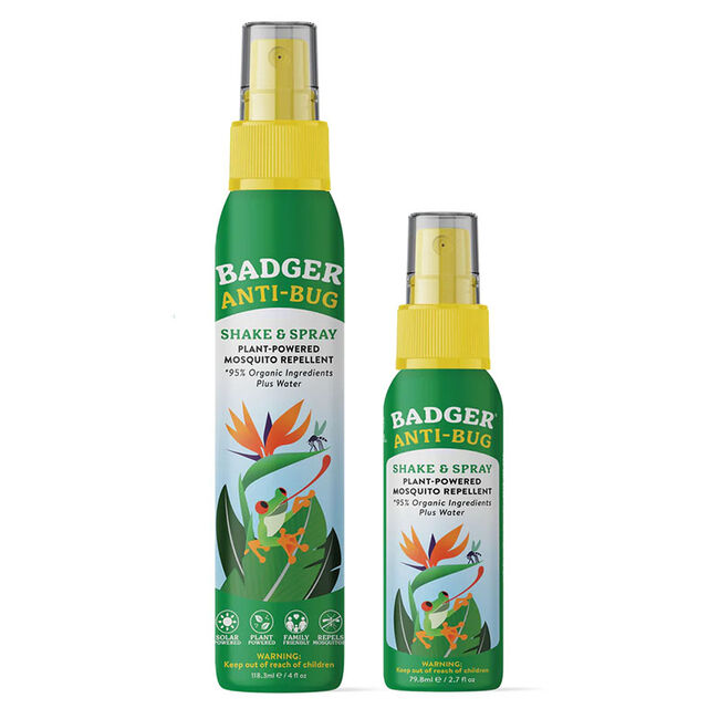 Badger Anti-Bug Shake & Spray - Plant-Powered Mosquito Repellent image number null