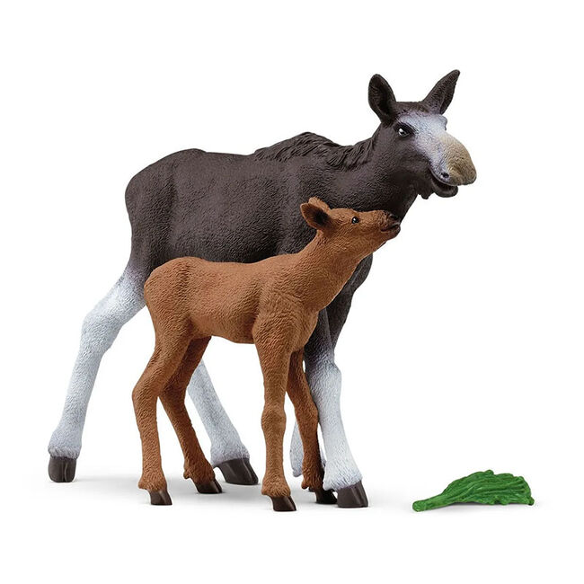 Schleich Moose Cow & Calf image number null