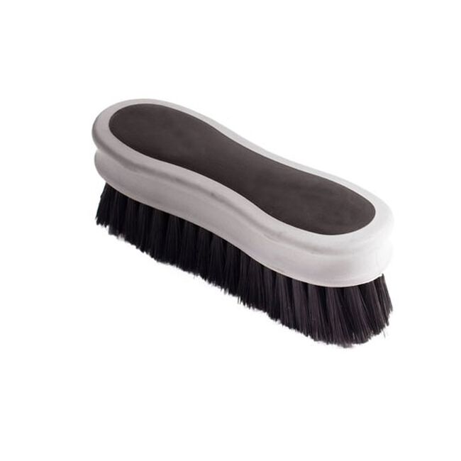 Horze Soft Grip Face Brush Black image number null