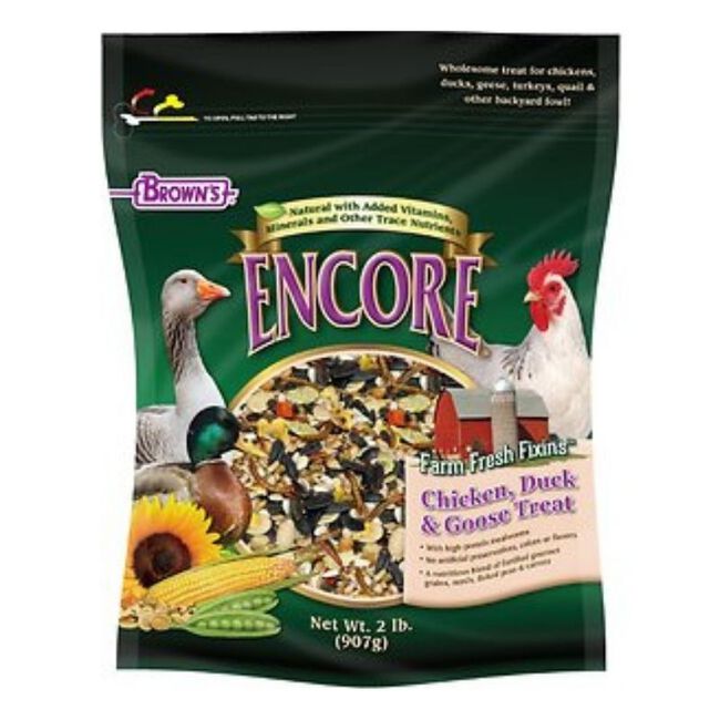 Browns Encore Natural Farm Fresh Fixins Chicken, Duck & Goose Treat, 2 Lbs. image number null
