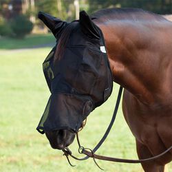 Cashel Crusader Quiet Ride Fly Mask with Long Nose & Ears