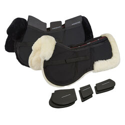 LeMieux ProSorb Merino+ 3 Pocket Half Pad with Shims