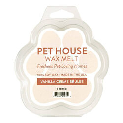 Pet House Candle Wax Melt - Vanilla Creme Brulee
