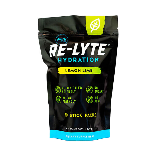 Redmond Life Re-Lyte Hydration Sticks - 30-Count - Lemon Lime image number null