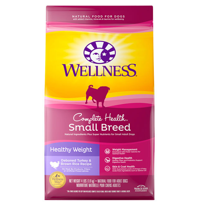 Wellness Complete Health Natural Small Breed Healthy Weight Recipe Dry Dog Food image number null