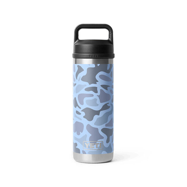 YETI Rambler 18 oz Bottle with Chug Cap - Blue Camo image number null