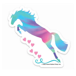 Horse Hollow Press Magnet - "Colorful Jumper"