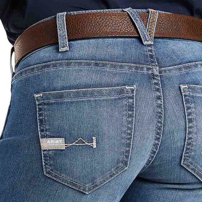 Ariat Women's Rebar DuraStretch Raven Boot Cut Jean image number null