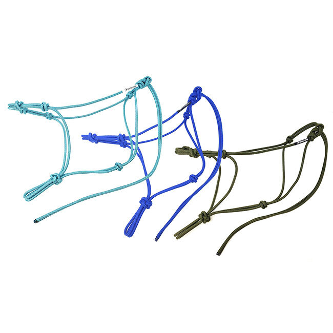 Knotty Girlz Stiff 2-Knot Halter with 1/4" Polyester Cord image number null