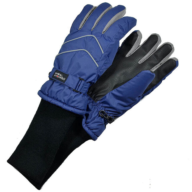 SnowStoppers Kids' Extended Cuff Gloves - Navy image number null