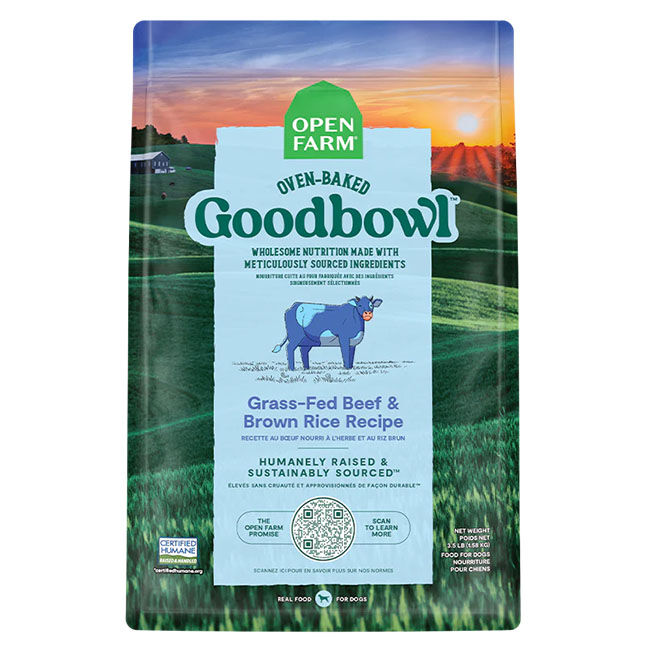 Open Farm Goodbowl Dog Food - Grass-Fed Beef & Brown Rice Recipe image number null
