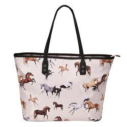 AWST Lila Horses All Over Handbag
