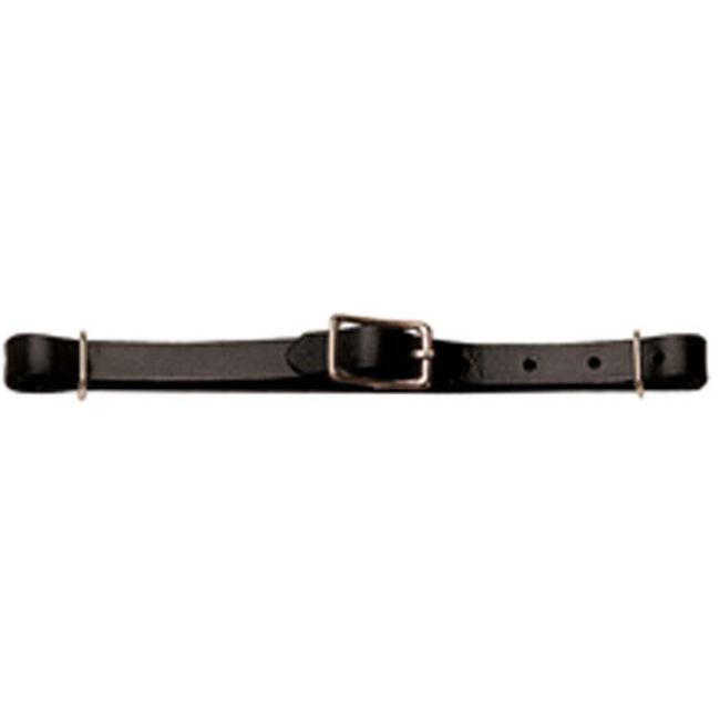 Weaver Straight Bridle Leather Curb Strap Black The Cheshire Horse