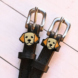 Dreamers & Schemers Spur Straps - Golden Retriever