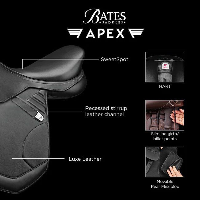Bates Apex Saddle image number null