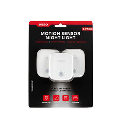 NEBO Motion-Sensing LED Night Light, White - Pack of 3