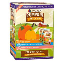 Weruva Pumpkin Patch Up! Variety Pack for Dogs & Cats - 12-Count of 1.05 oz Pouches