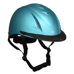 Ovation Kids' Metallic Schooler Helmet - Teal