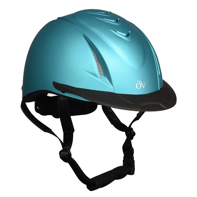 Ovation Kids' Metallic Schooler Helmet - Teal image number null