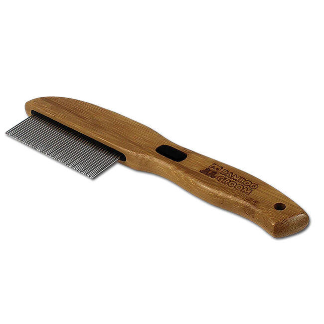 Alcott Bamboo Grooming Rotating Pin Comb  image number null
