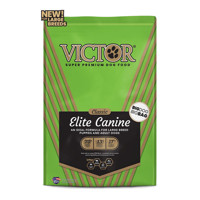 Victor Elite Canine Large Breed Dry Dog Food 50lb The Cheshire Horse