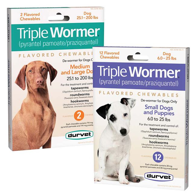 Durvet Triple Wormer for Dogs  image number null