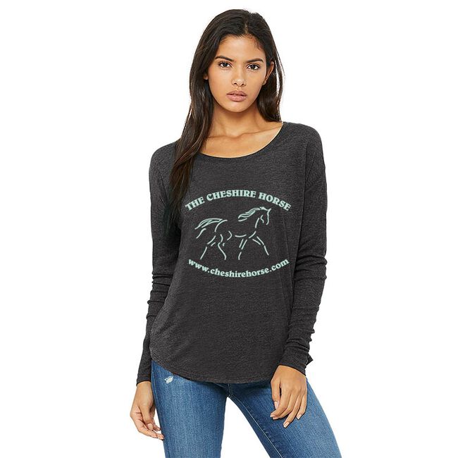 Cheshire Horse Ladies' Long Sleeved Flowy Tee image number null