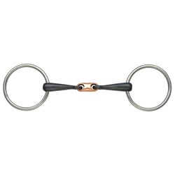 Shires Copper Lozenge Loose Ring Snaffle Bit