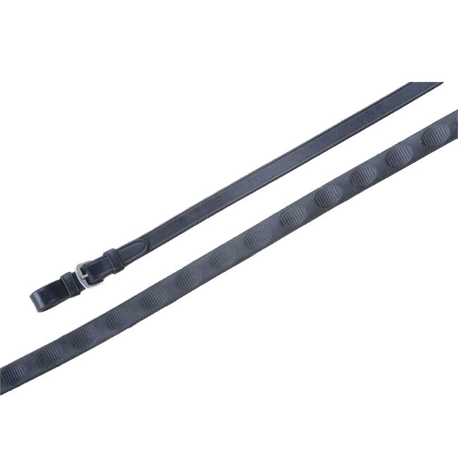 KL Select Red Barn 5/8" Thumb Grip Reins image number null