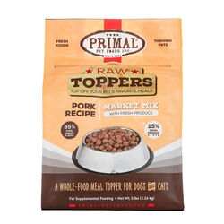 Primal Raw Frozen Market Mix Topper - Pork - 5 lb