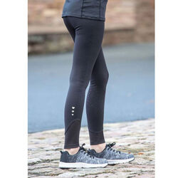 Shires Aubrion Kids' Porter Winter Riding Tights - Black