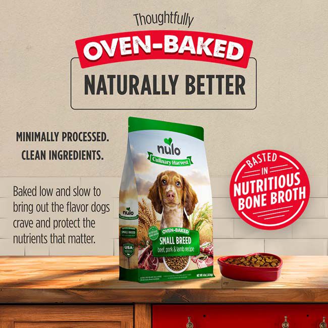Nulo Culinary Harvest Oven-Baked Dog Food for Small Breeds - Beef, Pork & Lamb Recipe image number null