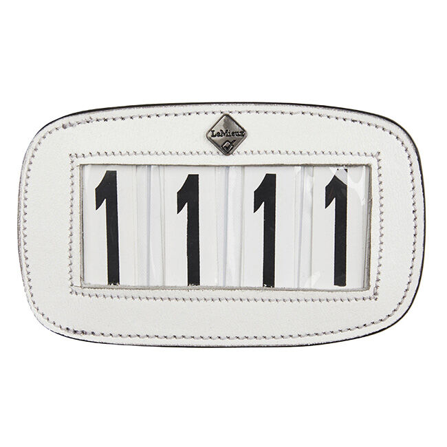 LeMieux Leather Saddle Number Holder image number null
