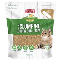 Nature's Miracle Premium Clumping Corn Cob Cat Litter - 10 lb