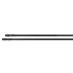 Passier Leather Reins with One Side Rubber with Hook Stud