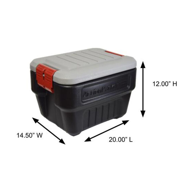 Rubbermaid Action Packer Stackable Storage Tub