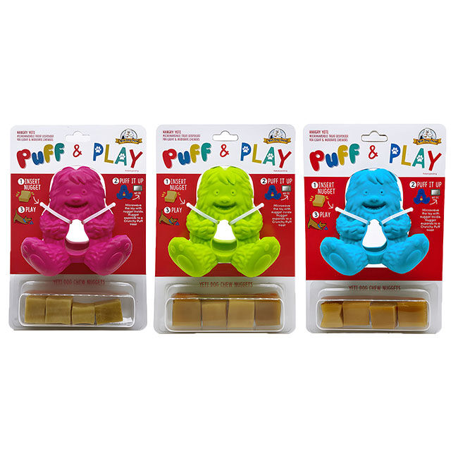 Yeti Dog Yeti Puff & Play Toy image number null